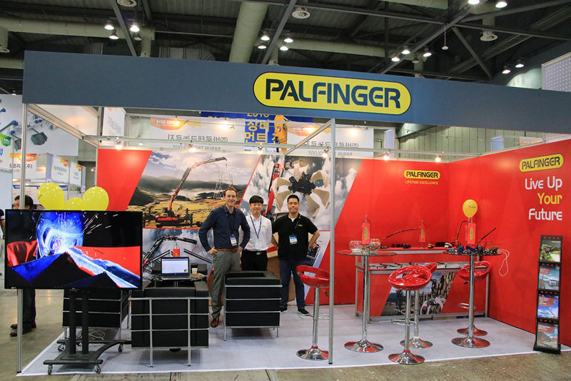 명품 크레인 '팔핑거코리아', KOHES2018' 참가 